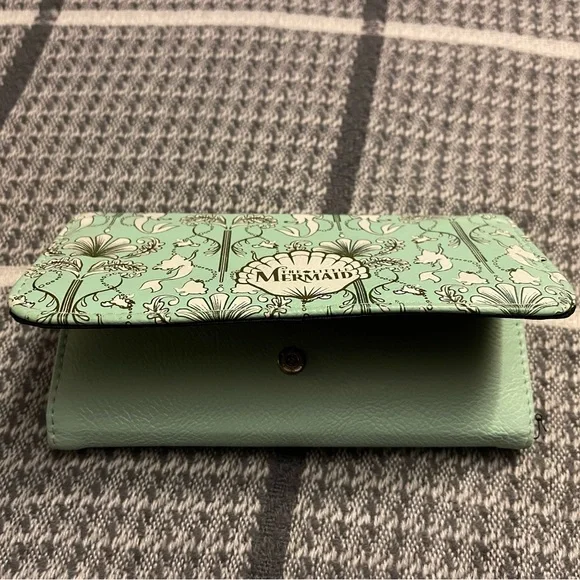 Little Mermaid Tri-Fold Loungfly - Picture 2 of 8